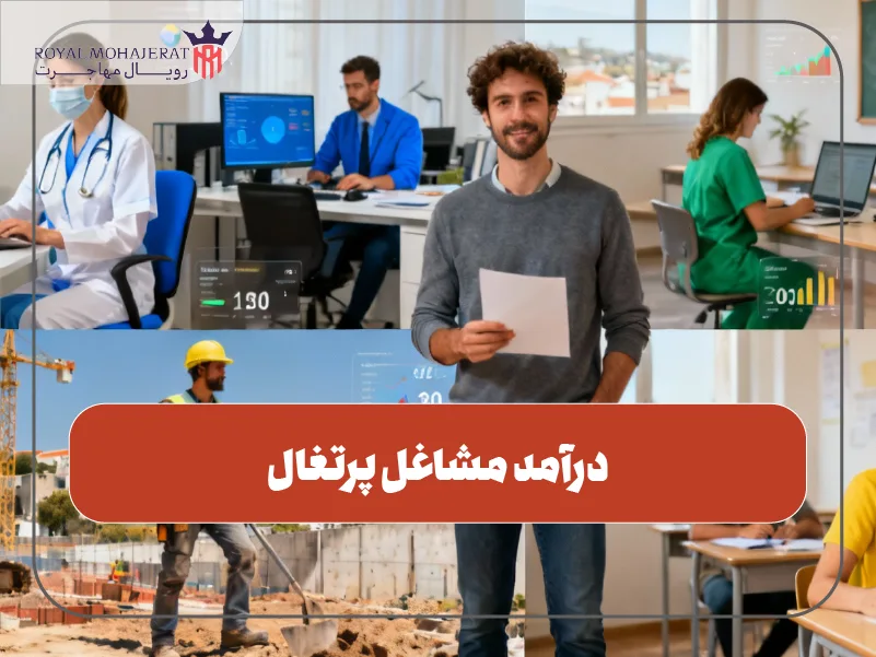 درآمد مشاغل پرتغال تحلیل جامع بر اساس نوع شغل
