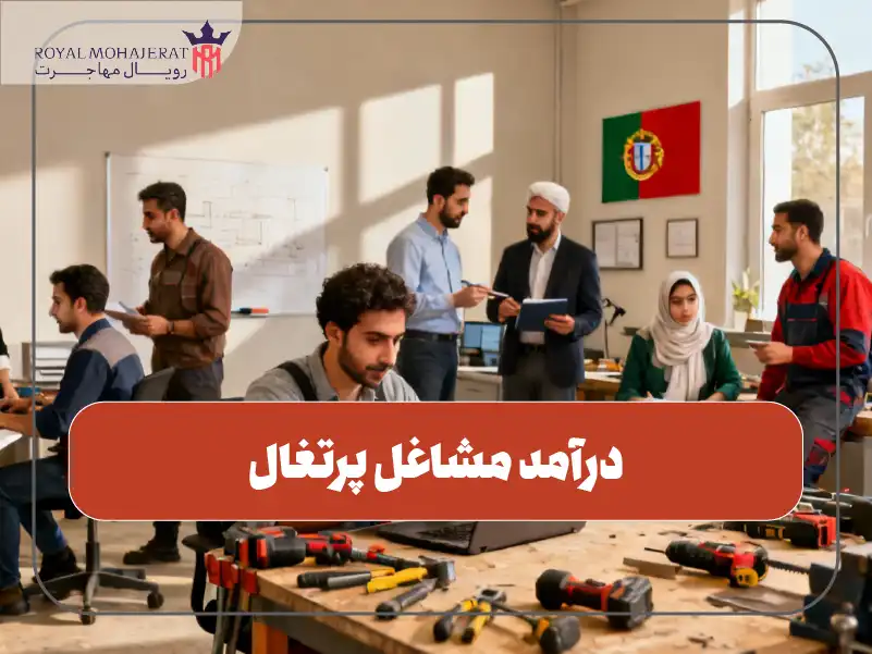 درآمد مشاغل پرتغال