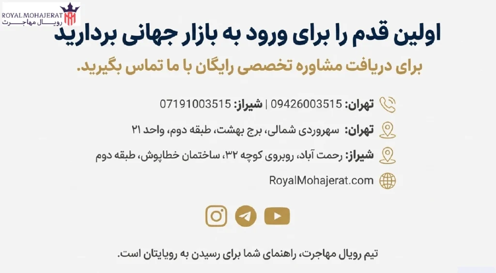 مشاوره رایگان مهاجرت با رویال مهاجرت