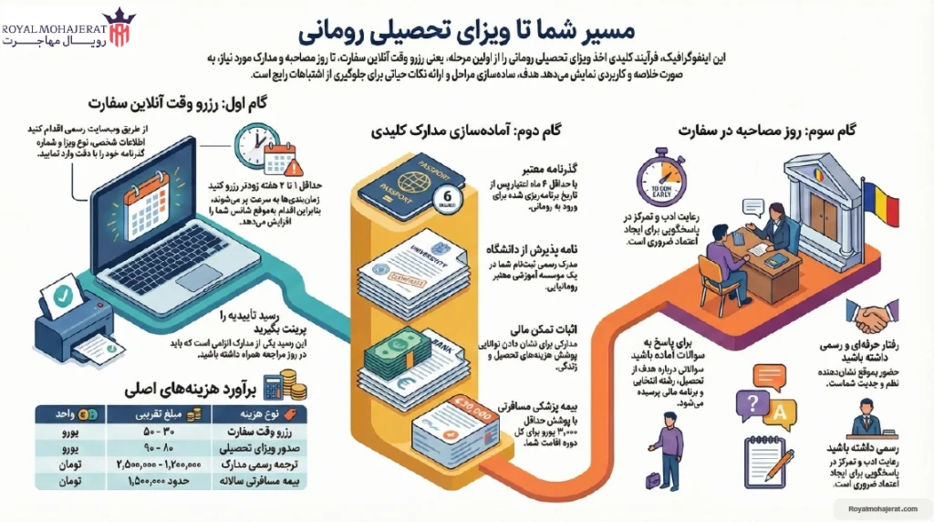 ویزای تحصیلی رومانی