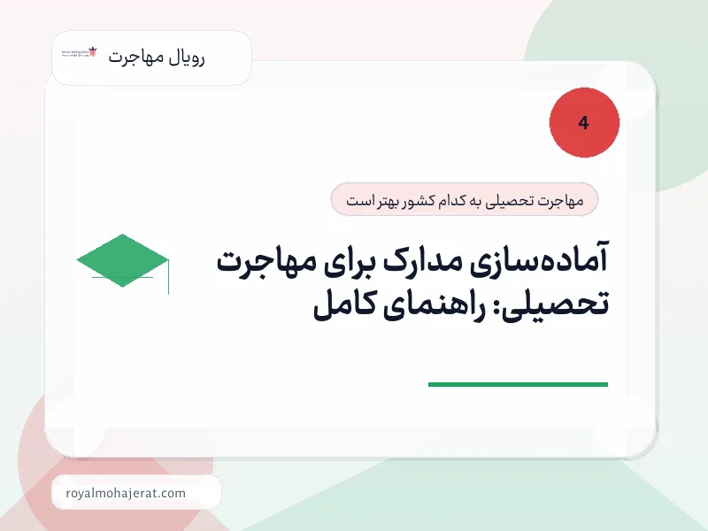 آمادهسازی مدارک برای مهاجرت تحصیلی: راهنمای کامل آمادهسازی مدارک برای مهاجرت تحصیلی: راهنمای کامل