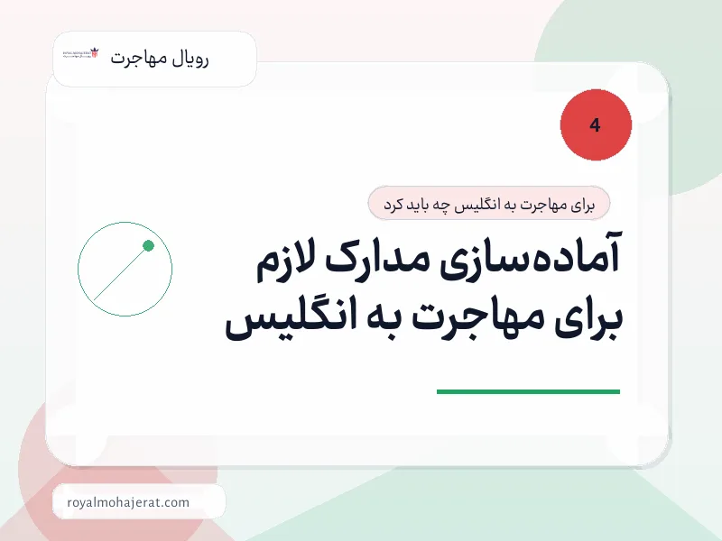 آمادهسازی مدارک لازم برای مهاجرت به انگلیس آمادهسازی مدارک لازم برای مهاجرت به انگلیس