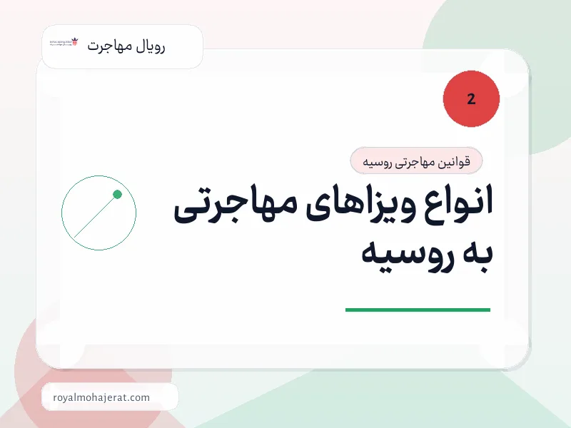 انواع ویزاهای مهاجرتی به روسیه انواع ویزاهای مهاجرتی به روسیه