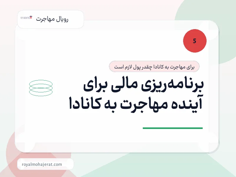برنامه‌ریزی مالی برای آینده مهاجرت به کانادا