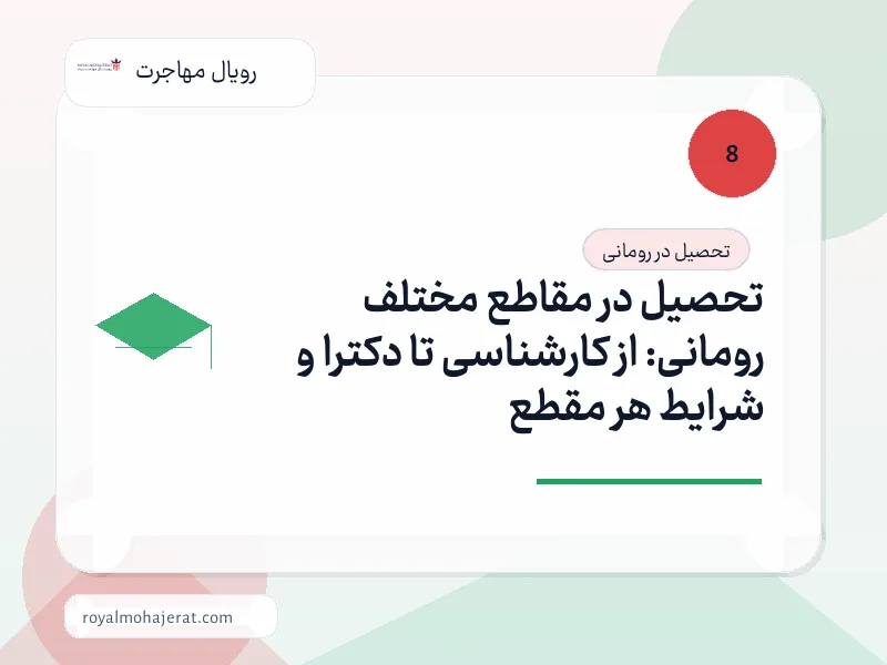 تحصیل در مقاطع مختلف رومانی: از کارشناسی تا دکترا و شرایط هر مقطع