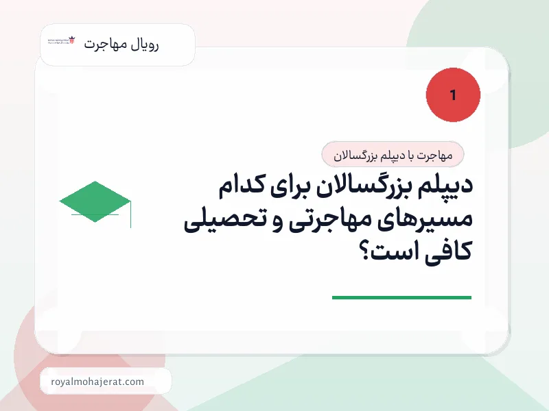 دیپلم بزرگسالان برای کدام مسیرهای مهاجرتی و تحصیلی کافی است؟ دیپلم بزرگسالان برای کدام مسیرهای مهاجرتی و تحصیلی کافی است؟