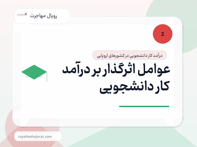 عوامل اثرگذار بر درآمد کار دانشجویی عوامل اثرگذار بر درآمد کار دانشجویی