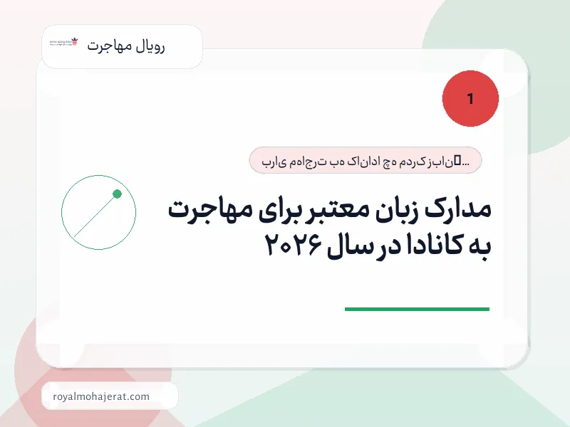 مدارک زبان معتبر برای مهاجرت به کانادا در سال 2026