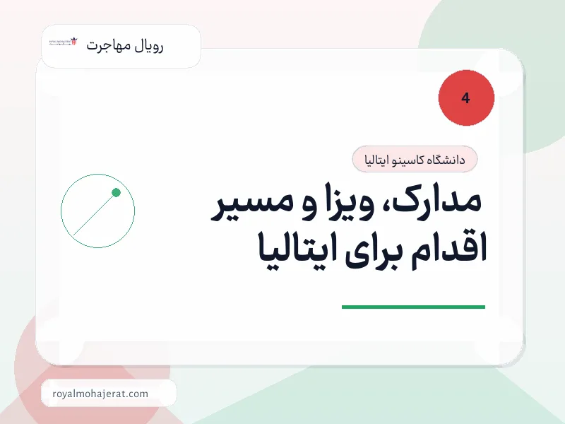 مدارک، ویزا و مسیر اقدام برای ایتالیا