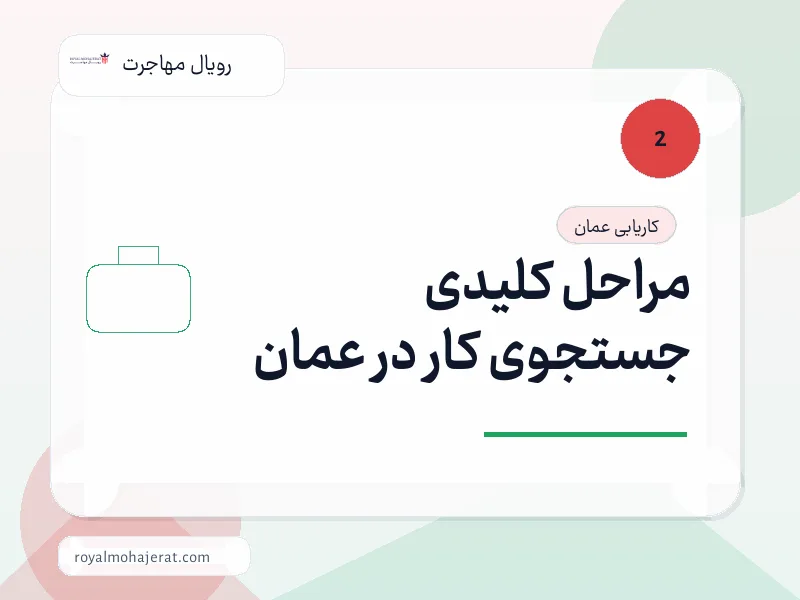 مراحل کلیدی جستجوی کار در عمان