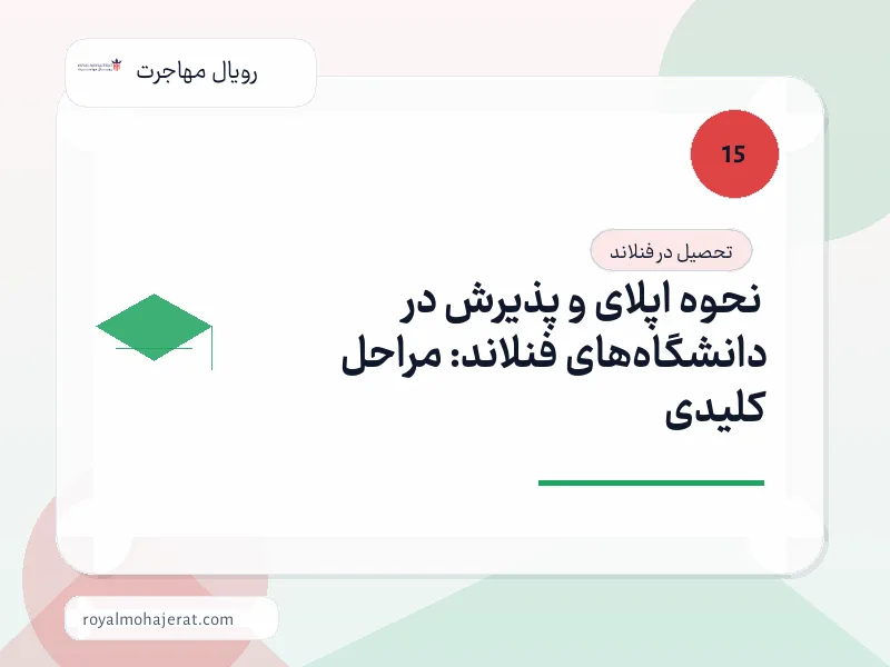 نحوه اپلای و پذیرش در دانشگاه‌های فنلاند: مراحل کلیدی