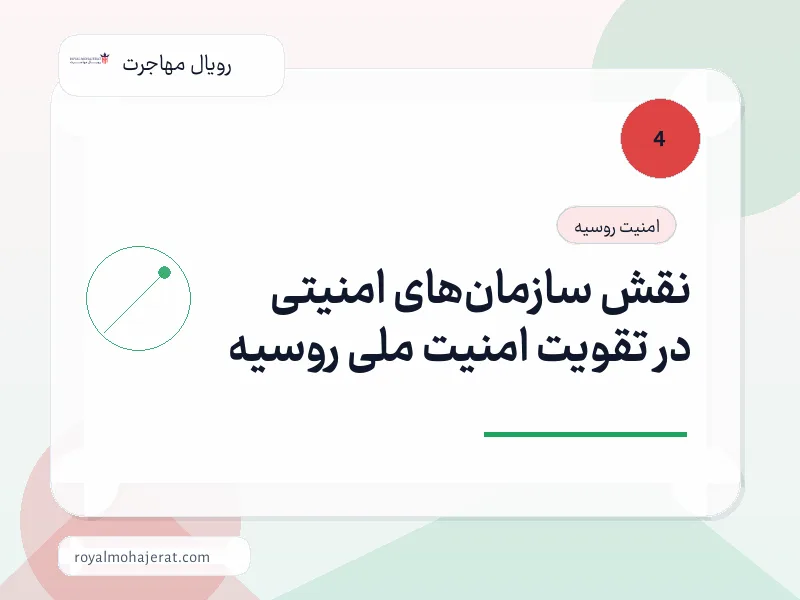 نقش سازمان‌های امنیتی در تقویت امنیت ملی روسیه