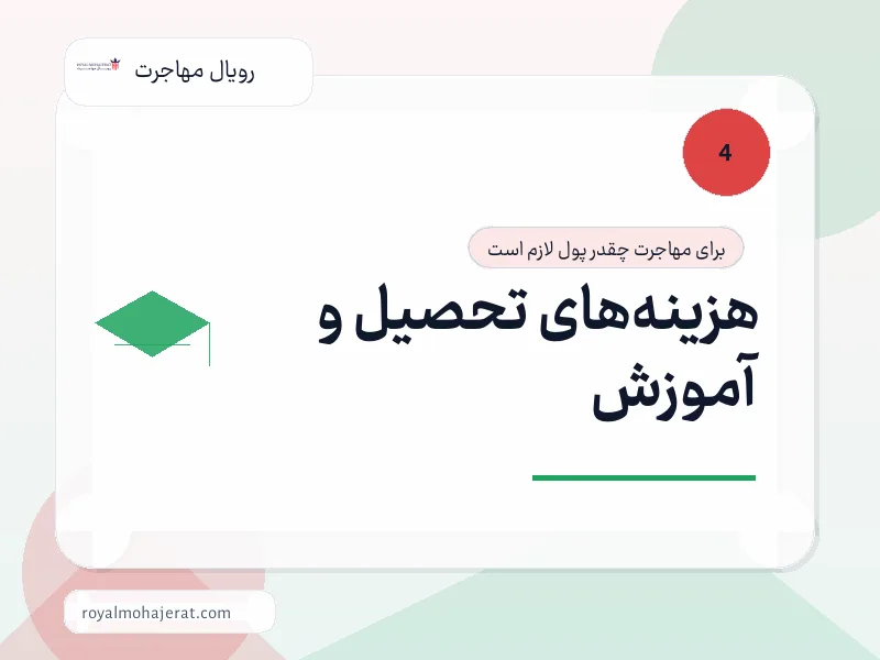 هزینههای تحصیل و آموزش هزینههای تحصیل و آموزش