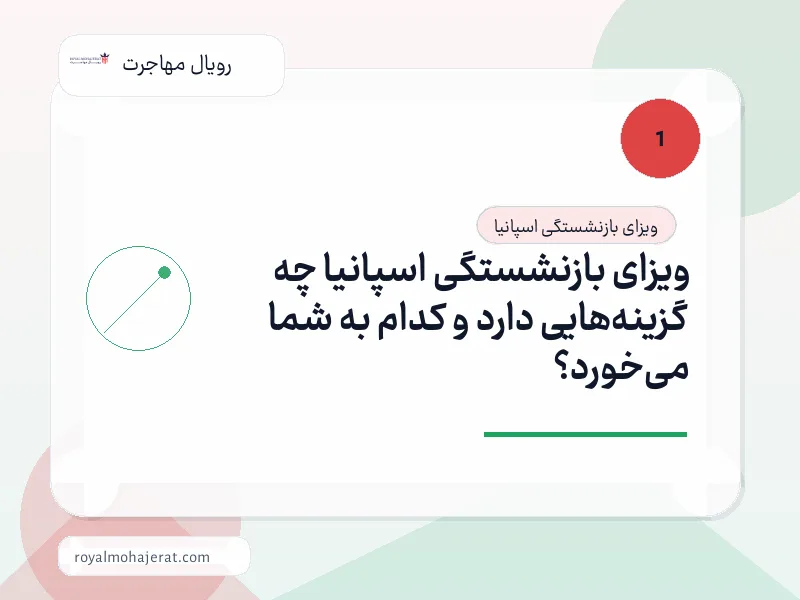 ویزای بازنشستگی اسپانیا چه گزینه‌هایی دارد و کدام به شما می‌خورد؟
