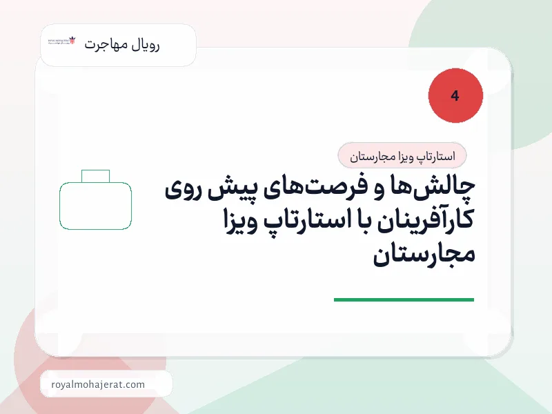 چالش‌ها و فرصت‌های پیش روی کارآفرینان با استارتاپ ویزا مجارستان