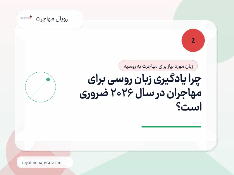 چرا یادگیری زبان روسی برای مهاجران در سال 2026 ضروری است؟
